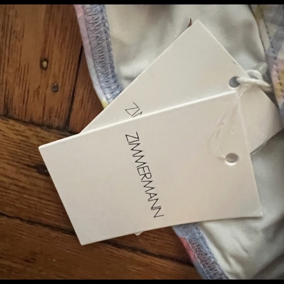 NWT Zimmermann Teddy Check Plaid Bikini Size 2 - Picture 5 of 6